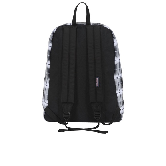 JANSPORT SUPERBREAK BLACK ARCADE PLAID BACKPACK - Picture 3 of 3